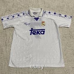 Real Madrid Raul #7 VINTAGE 1994 Original Soccer Football Jersey Kit Teka RARE