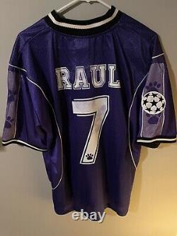 Real Madrid Raul Jersey Maglia Kit 1997 Vintage Spain La Liga Classic Rare 90s