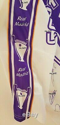 Real Madrid Retro Memorabilia Shirt Jersey Signed 97/98 Final Copa de Europa UCL