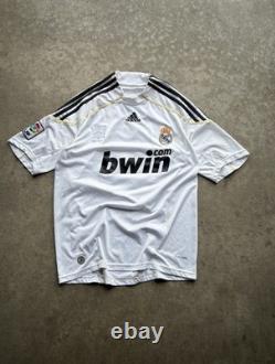 Real Madrid Ronaldo 2009 10 home La Liga jersey Size Medium