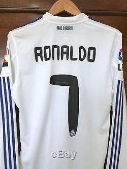 Real Madrid Ronaldo 2011 Copa del Rey Final Match Formotion Player issue jersey