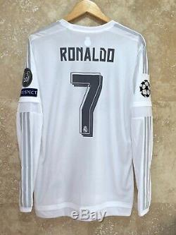 Real Madrid Ronaldo 2015-2016 Champions League adizero player version jersey