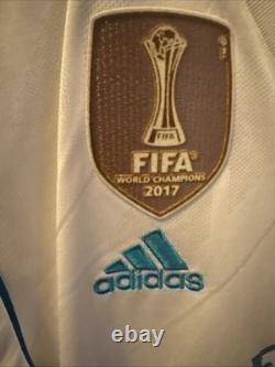 Real Madrid Ronaldo 2017-2018 Home Size Medium Football Shirt Soccer Jersey LS