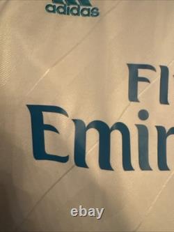 Real Madrid Ronaldo 2017-2018 Home Size Medium Football Shirt Soccer Jersey LS