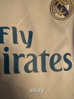 Real Madrid Ronaldo 2017-2018 Home Size Medium Football Shirt Soccer Jersey LS