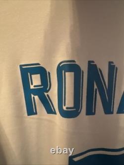 Real Madrid Ronaldo 2017-2018 Home Size Medium Football Shirt Soccer Jersey LS