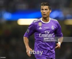 Real Madrid Ronaldo 2017 Champions League Final Cardiff player issue jersey