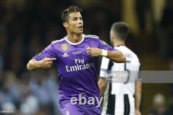 Real Madrid Ronaldo 2017 Champions League Final Cardiff player issue jersey
