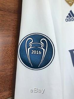 Real Madrid Ronaldo 2017 Final Cardiff Champions League celebration jersey L