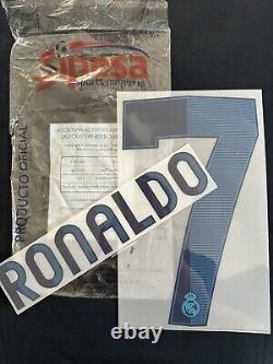 Real Madrid Ronaldo 7Home 2012/13 Authentic Soccer Name Set