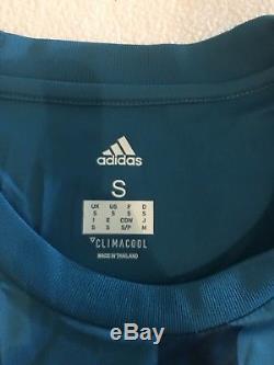 Real Madrid (Ronaldo) #7 Jersey Third Blue Adidas (BRAND NEW) FULL KIT SZ SMALL