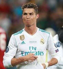 Real Madrid Ronaldo 7 Long CL UCL Final Kiew 2018 Shirt Jersey Trikot Official