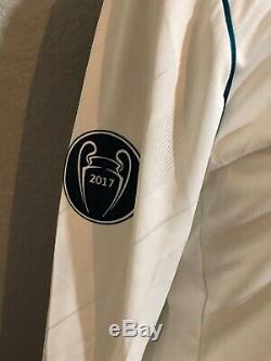 Real Madrid Ronaldo 8 Juventus CL Adizero Prepared Match Issue Football Jersey