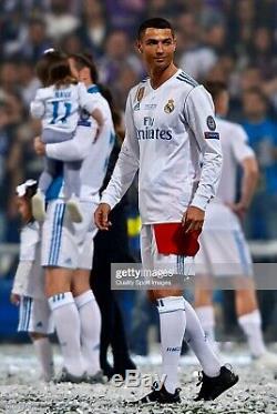 Real Madrid Ronaldo 8 Juventus CL Adizero Prepared Match Issue Football Jersey