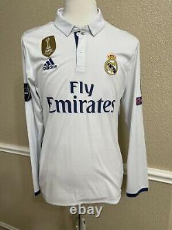 Real Madrid Ronaldo 8 Man U Champions Player Issue Adizero Jersey Football Shirt