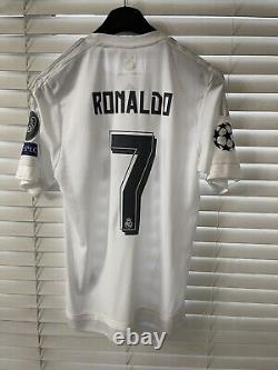 Real Madrid Ronaldo 8 Player Issue Adizero Jersey Adidas Football Shirt