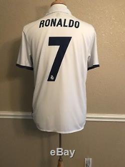 Real Madrid Ronaldo 8 Player Issue Adizero Match Unworn Shirt Football Jersey