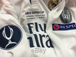 Real Madrid Ronaldo 8 Player Issue Adizero Match Unworn Shirt Super Cup Jersey