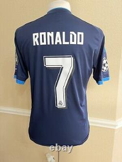 Real Madrid Ronaldo 8 Player Issue Adizero Shirt Football CL Jersey
