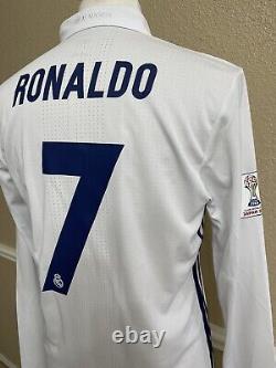 Real Madrid Ronaldo 8 World Club Japan Adidas Player Issue Adizero Jersey Shirt