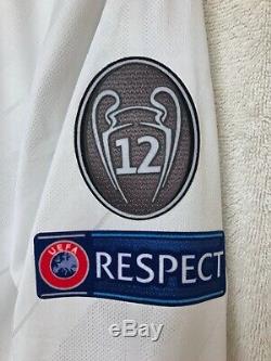 Real Madrid Ronaldo Champions League 2018 Final Kyiv adizero player issue jersey