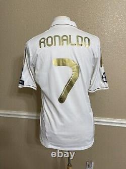 Real Madrid Ronaldo Champions League Climacool Jersey Size Large Adidas Shirt