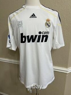 Real Madrid Ronaldo Debut Liga LG 2009 Football Shirt Climacool Adidas jersey