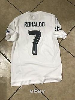 Real Madrid Ronaldo Juve Small Climacool CL Football Shirt Soccer Adidas Jersey