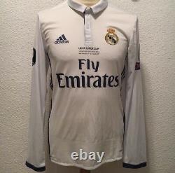 Real Madrid Ronaldo Juve Super Cup Player Issue Adizero MatchUnworn Jersey Shirt