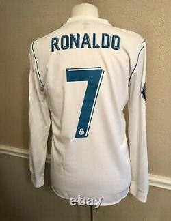 Real Madrid Ronaldo Juventus CL Adizero Prepared Match Issue Football Jersey
