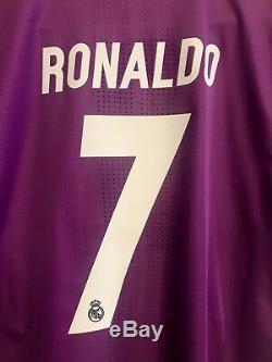 Real Madrid Ronaldo Juventus Player Issue Adizero Adidas Shirt Football Jersey