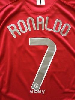 Real Madrid Ronaldo Manchester United soccer jersey Champions 2008 Final shirt