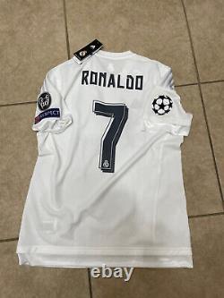 Real Madrid Ronaldo Medium Climacool Adidas CL Football Shirt Adidas Jersey