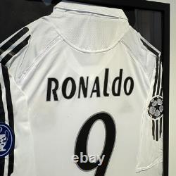 Real Madrid Ronaldo Nazário Jersey Framed, Ronaldo Nazário Shirt Framed