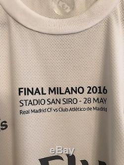 Real Madrid Ronaldo Player Issue Adizero 8 Match Unworn Jersey Uefa Final Shirt