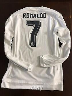 Real Madrid Ronaldo Player Issue Adizero Shirt Football Jersey