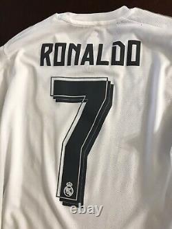 Real Madrid Ronaldo Player Issue Adizero Shirt Football Jersey