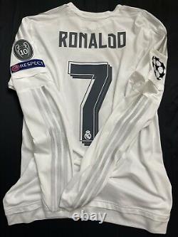 Real Madrid Ronaldo Player Issue Adizero Shirt Jersey