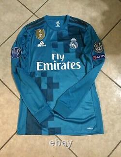 Real Madrid Ronaldo Player Issue Shirt Adizero Champions League Jersey