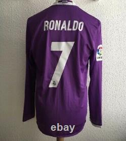 Real Madrid Ronaldo Player Issue Shirt Adizero Football Match Unworn Jersey