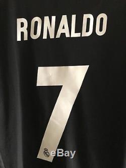 Real Madrid Ronaldo Player Issue Shirt Adizero Football Match Unworn Jersey