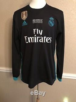 Real Madrid Ronaldo Player Issue Super Cup Adizero Football Shirt Soccer Jersey