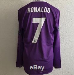 Real Madrid Ronaldo Portugal Player Issue Football Adizero Jersey Match Shirt
