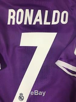 Real Madrid Ronaldo Spain Player Issue Adizero Shirt Match Unworn Jersey