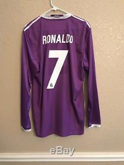 Real Madrid Ronaldo Spain Player Issue Football Shirt Adizero MatchUnworn Jersey