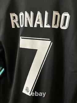 Real Madrid Ronaldo Super Cup L Shirt Football Soccer Climacool Jersey