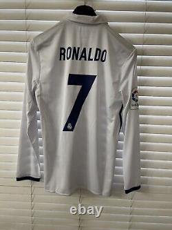 Real Madrid Ronaldo liga Portugal 8 CL Player Issue Adizero Shirt Adidas Jersey