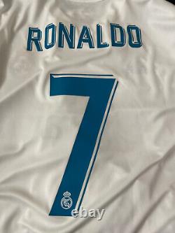 Real Madrid Ronaldo portugal XL Climacool CL kiev Final Shirt Adidas Jersey