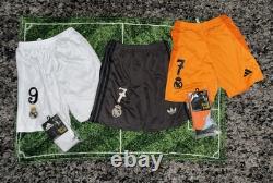 Real Madrid Season 24/25 Home, Away & 3rd Kits Bundle Special. Kids Sets