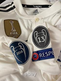 Real Madrid Sergio Ramos 6 CL Player Issue Climachill Jersey Adidas Shirt
